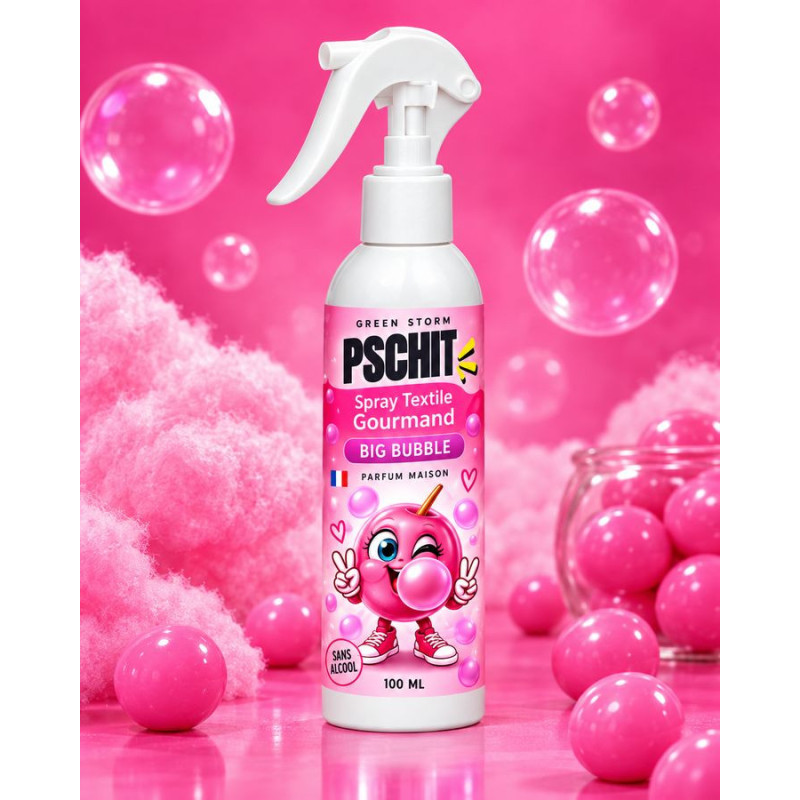 Pschit Big Bubble — Spray textile gourmand 100 ml